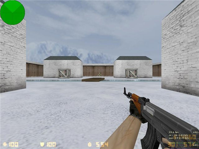 «aim_ak47-coltm4a1» для CS 1.6