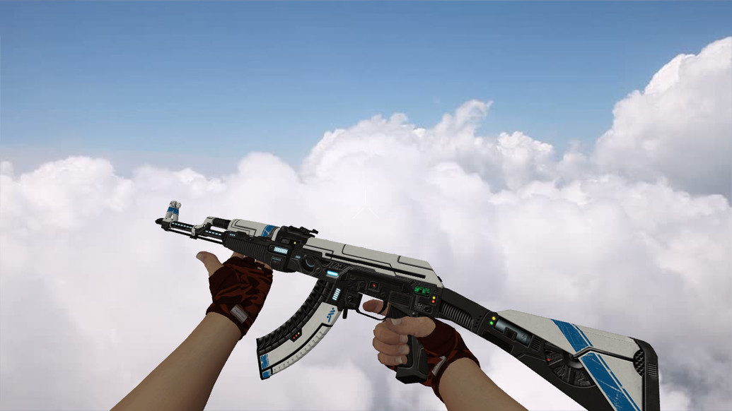 «AK-47 Sci Fi Blue» для CS 1.6