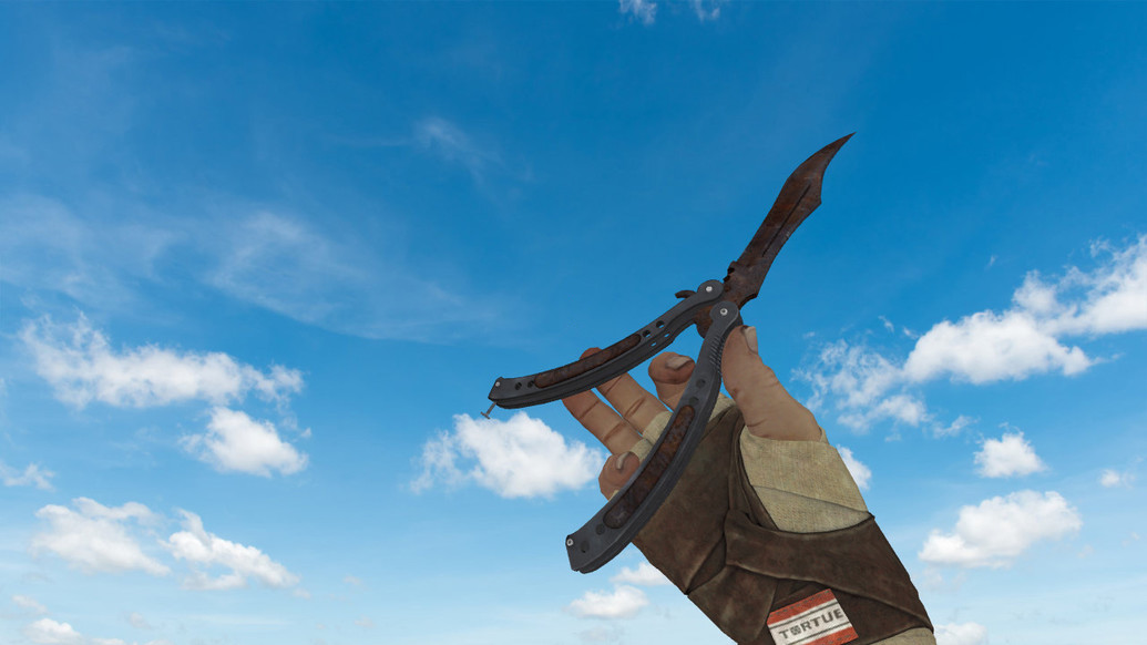 «Butterfly Knife Rustcoat» для CS 1.6