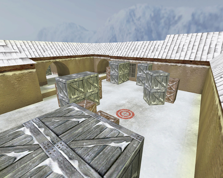 «de_inferno_snow» для CS 1.6