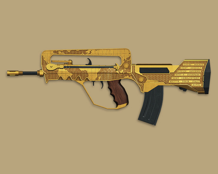 «FAMAS «Дань уважения» (Commemoration)» для CS 1.6