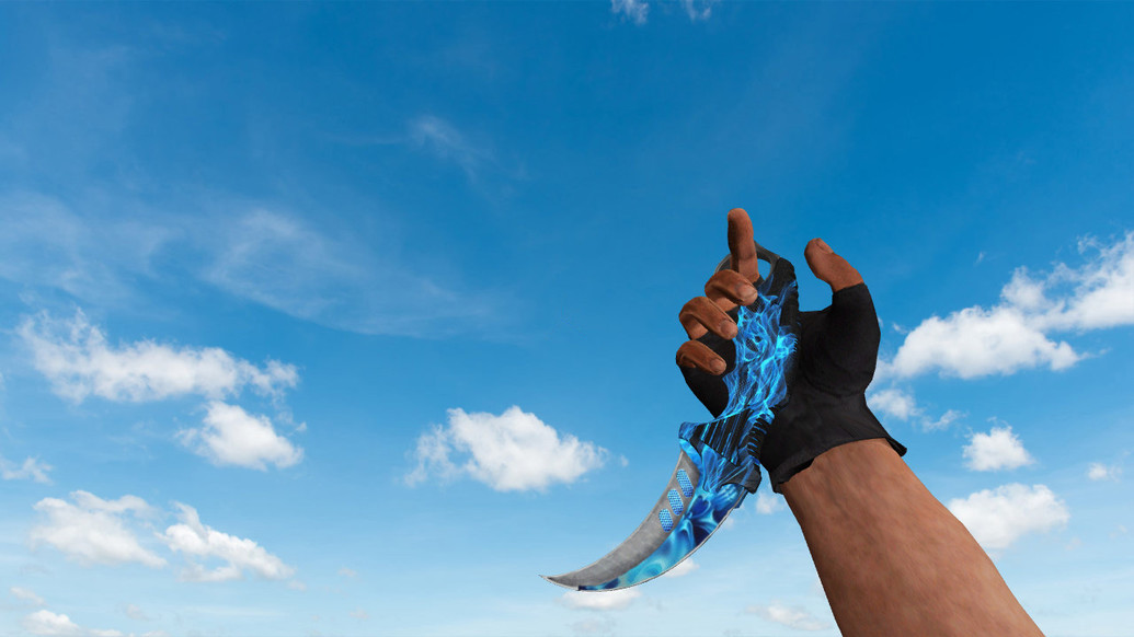 «Karambit Blue Flame» для CS 1.6