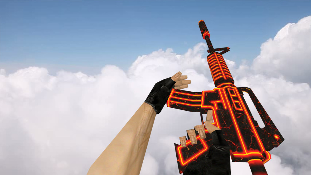 «M4A1 Hot Lava» для CS 1.6