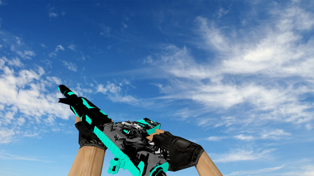 «M4A4 Aqua Chaos» для CS 1.6