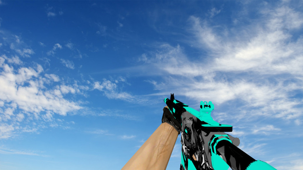 «M4A4 Aqua Chaos» для CS 1.6