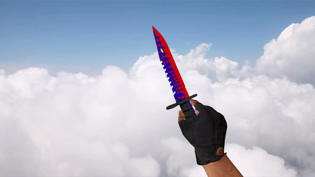 «M9 Bayonet Red Bubbles» для CS 1.6